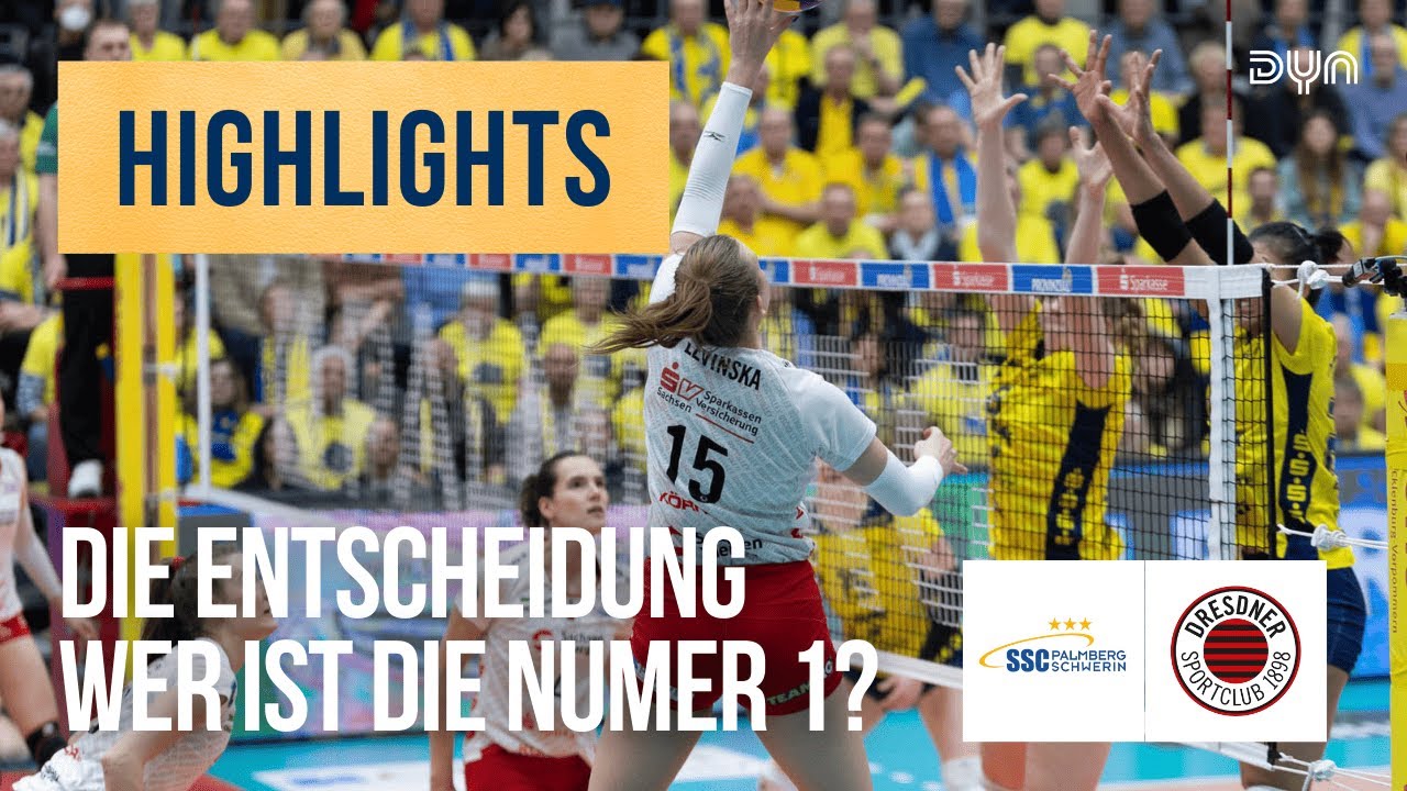 SSC Palmberg Schwerin - Dresdner SC | Highlights Frauen Volleyball Bundesliga
