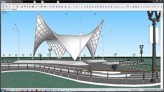 SketchUp Organic Modeling Tutorial (Shelter)