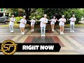 RIGHT NOW ( Dj Ronzkie Remix ) - Dance Trends | Dance Fitness | Zumba