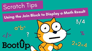 Scratch Tips - Using the Join Block to Display a Math Result