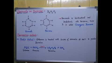 Borazole or borazine:introduction and preparation methods.