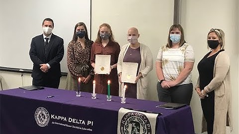Lourdes University Kappa Delta Pi Induction Ceremony