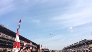 fly by over the 99th indianapolis 500 2015