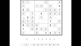 Learn Sudoku 9*9 Grid puzzle - Medium level Part 2