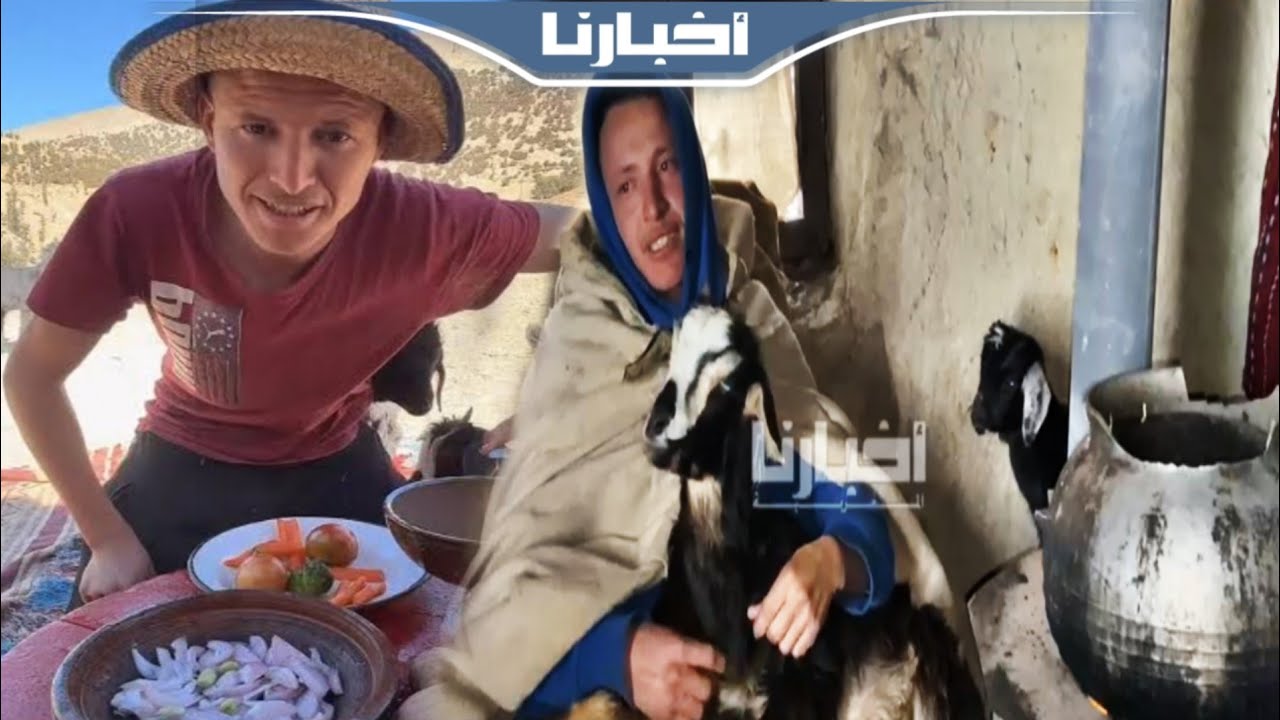 من أعالي جبال الأطلس.. أول خروج إعلامي للشاب رشيد صديق المعزة 