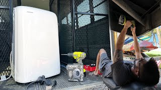 Installing Portable Air Conditioner on my Bus | NOCO GCP1 Plug | Ep. 006 screenshot 4