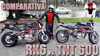 Review Comparativa Benelli TNT 600 y Keeway Rk6