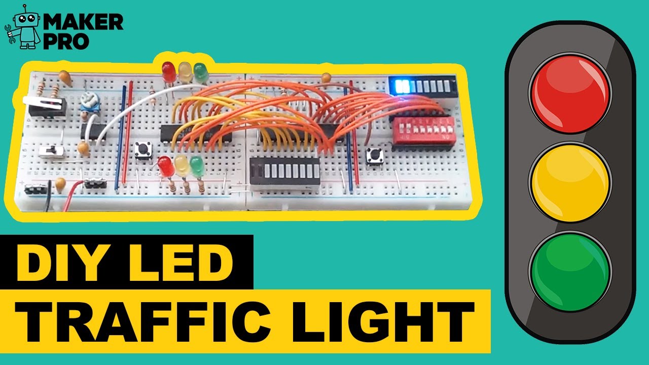 DIY LED Traffic Lights - YouTube