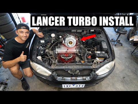 TURBO Install on the 4G15 Mitsubishi Lancer Part. 2