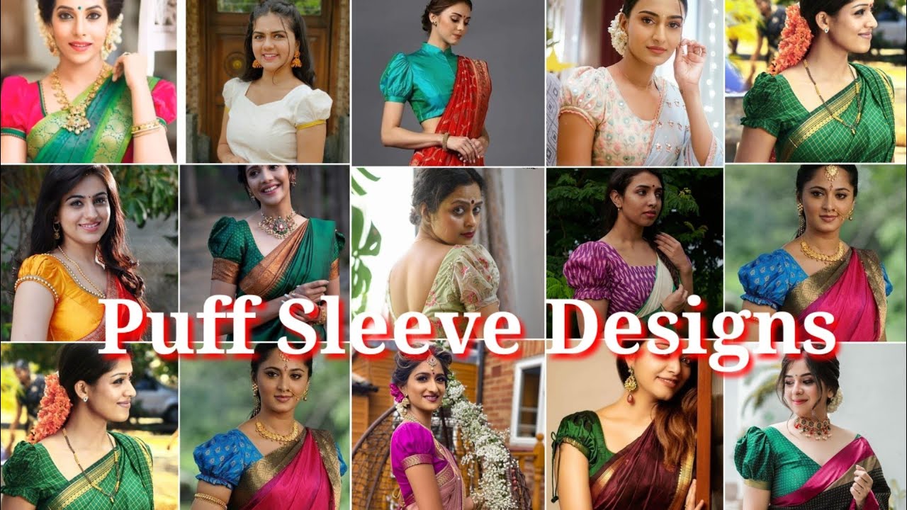 Puff Short Design Trending short puff sleeve designs 🥳🥳/blouse designs new model/blouse ...