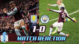 Aston Villa 1-0 Man City: MATCH REACTION