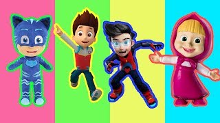 Wrong Heads Pj Masks Bad Baby Cry Masha Ryder Paw Patrol Ejen Ali Finger Song For Kids