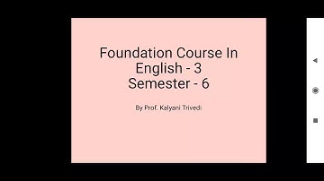 T.Y. B.Com_Sem-6_English_Unit-8_Lecture-3_By Prof. Kalyani Trivedi