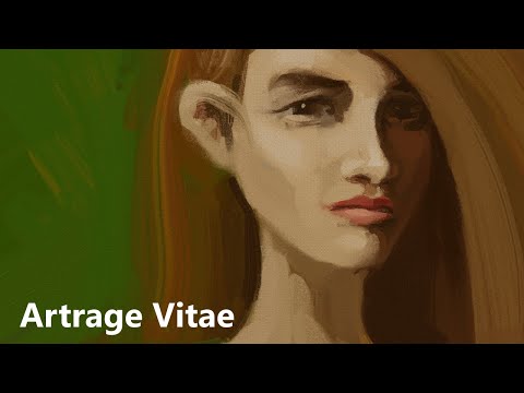 23 07 2022 - digital painting timelapse - Artrage Vitae