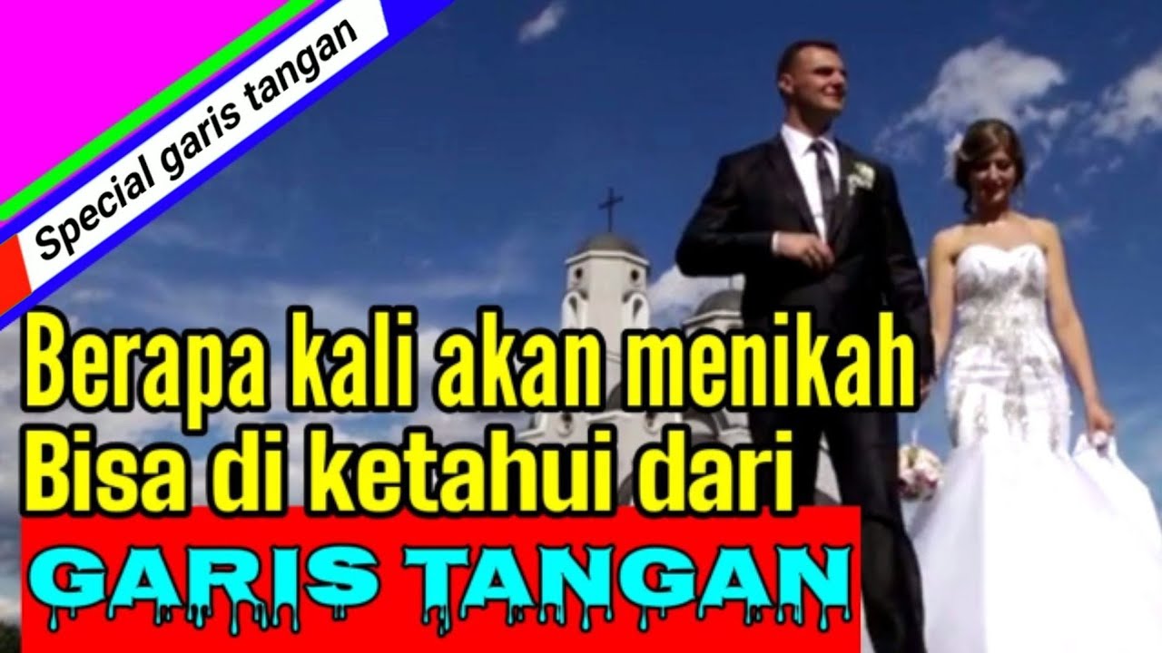 Berapa kali Akan Menikah dan Dapat Jodoh Lihat Garis Tangan Pernikahan ini