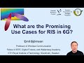 What are the Promising Use Cases for RIS in 6G?