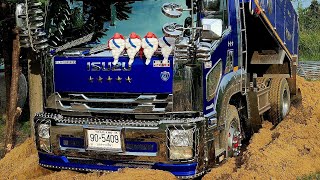 FTR240 โชว์พลังให้ดูทางหนึดควันไม่ดำจำกันไม่ได้ Dump Truck