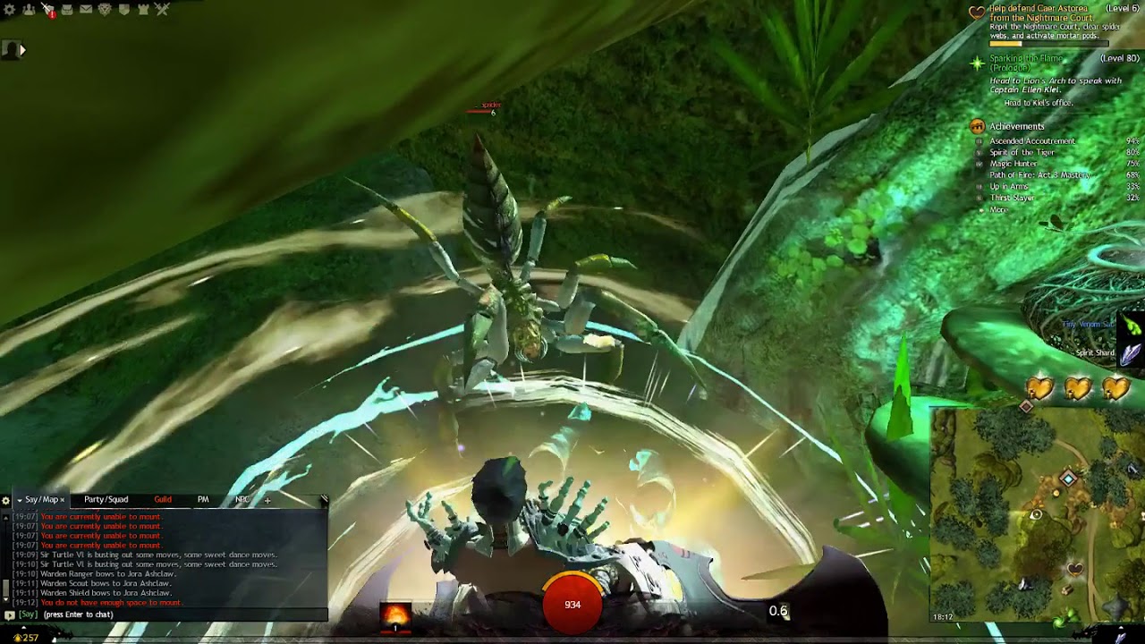 Guild Wars 2 Mount Map Completion