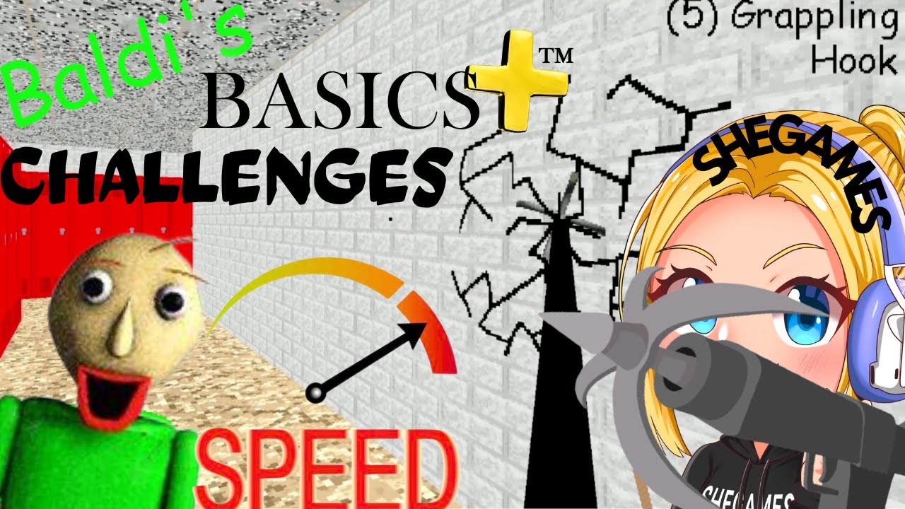 Failing At Baldi's Basics Plus Challenges! - YouTube