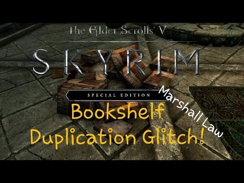 Skyrim Se The Bookshelf Duplication Glitch Youtube