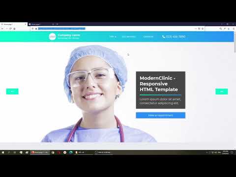ModernClinic - Medical Clinic Responsive HTML Website Template