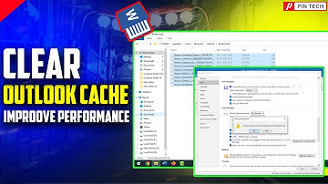 how to remove outlook cache to improve performance | PIN TECH |