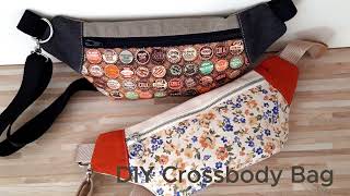 Crossbody Bag Banana , Sew your own waist bag,#sewing ,#timholtz ,#craft