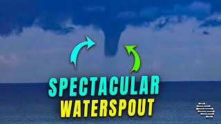 Impressive Waterspout Forms off a Coast