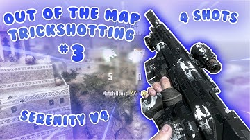 Out Of The Map Trickshotting #3 w/Facecam | Serenity V4 -  (4 Shots)