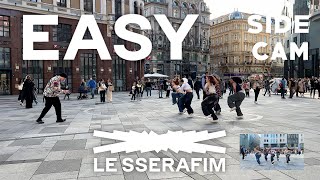 [KPOP IN PUBLIC VIENNA] - LE SSERAFIM (르세라핌) 'EASY' - Dance Cover - [UNLXMITED] [4K] [SIDE CAM]