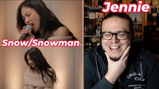 JENNIE - 눈 (Snow) / Snowman Cover REACTION