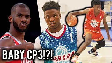 #1 PG Zion Harmon Is The Next CP3!! CRAZY Handles, Buckets And DIMES At Pangos!!