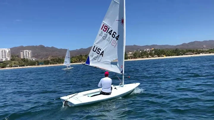 ILCA Tillerless Sailing Downwind Drill