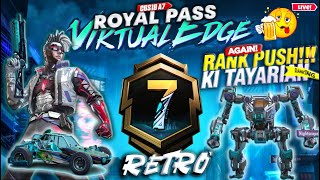 RANK PUSH KI TAYARIAN |🔥 PUBG MOBILE Live 🔥 [ Mecha Update ] HS Retro Gaming