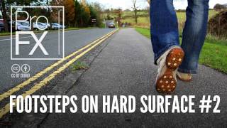 Footsteps on Hard Surface | Impact Sound Effects | ProFX (Sound, Sound Effects, Free Sound Effects)