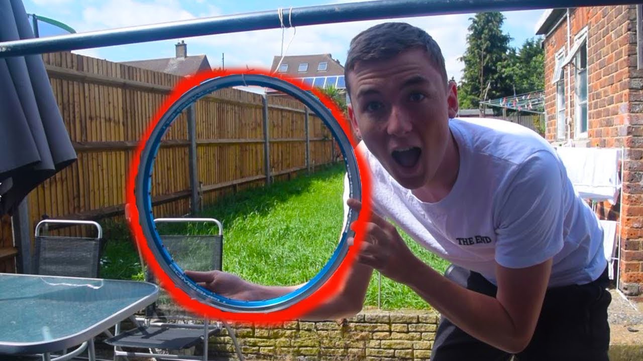 HOW TO SPRAY PAINT A BMX WHEEL! YouTube