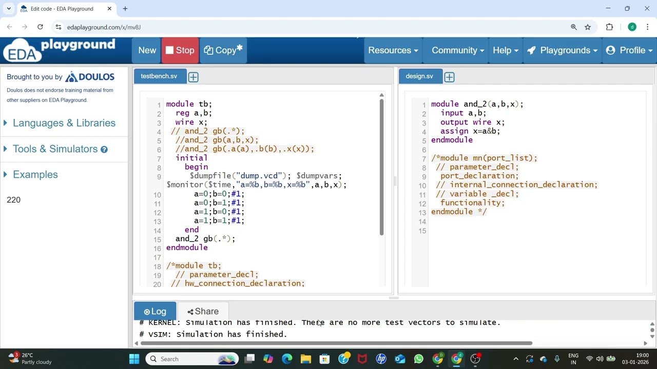 Free VLSI internship in online by golden barrel technologies Pvt Ltd@lec2@dev