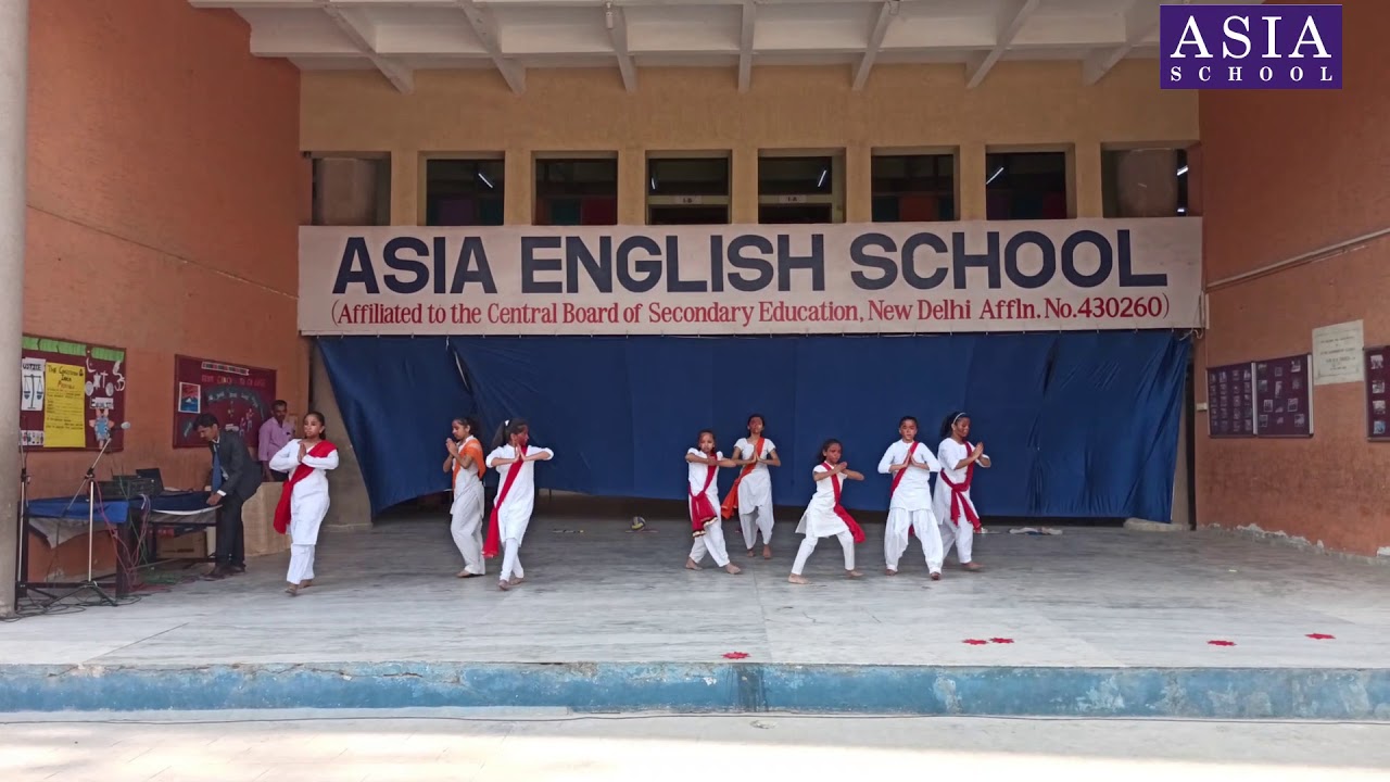 Republic day celebration in ASIA English School | Dance Performance on acid attack survivor theme