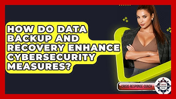 How Do Data Backup And Recovery Enhance Cybersecurity Measures? - Crisis Response Coach