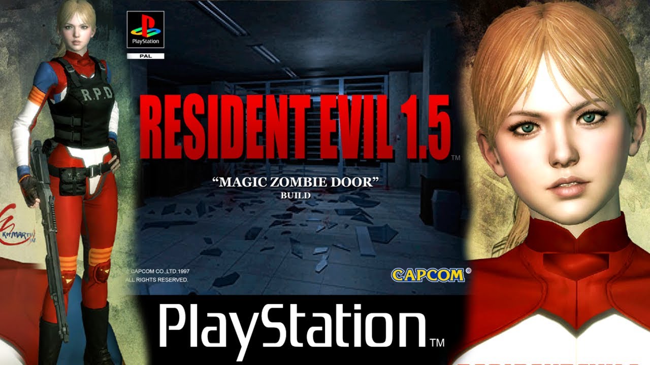 RESIDENT EVIL / BIOHAZARD 1.5 (Patch) PS1 - MIDIA PRETA - Escorrega o Preço
