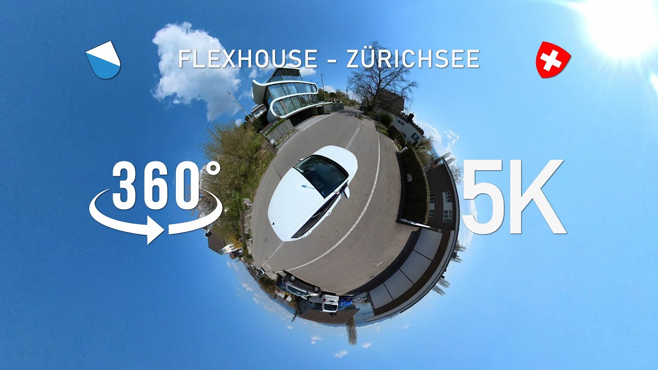 360° Flexhouse at Lake Zuerich - Zürichsee [5K]