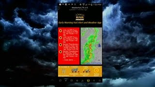 Android Version Tutorial for Hail Protector Early Warning Hail Alert and Hail Forecast Mobile App screenshot 5