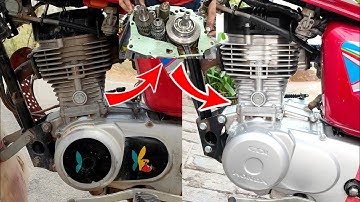 Honda CG 125 old engine complete restoration