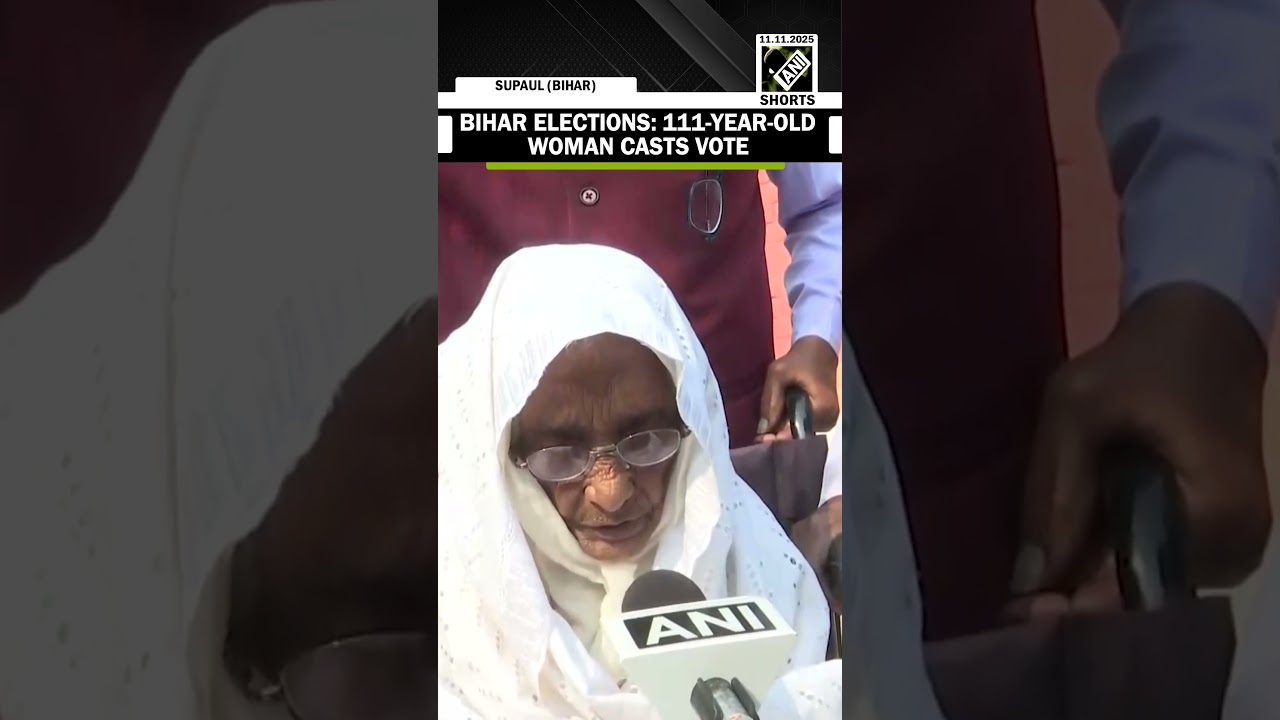Bihar Elections 2025: 111-Year-Old woman Nasima Khatun casts vote at Chhatapur Assembly