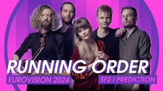 🇸🇪 Eurovision 2024: Running Order l SEMI-FINAL 2 l PREDICTION