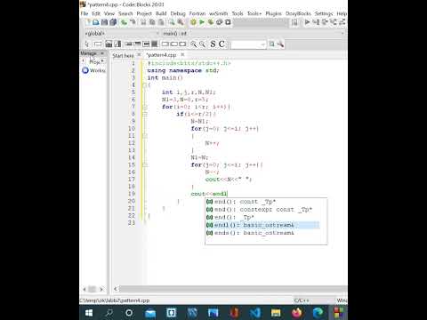 Print logic pattern in C++ easily. - YouTube
