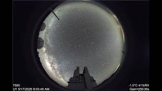 Subaru All-Sky Camera, May 17 2026 UT/ すばる望遠鏡全天モニタ動画2026年5月17日(世界時)
