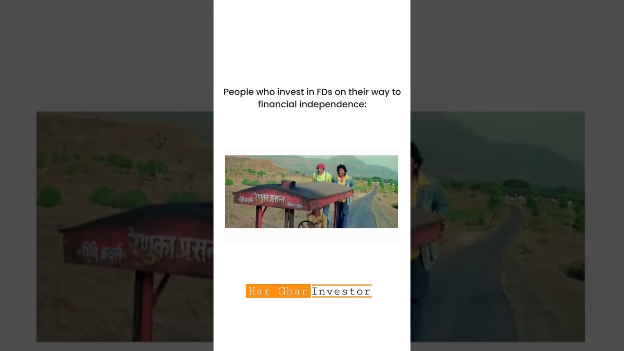 People who invest in FDs on their way to financial independence 