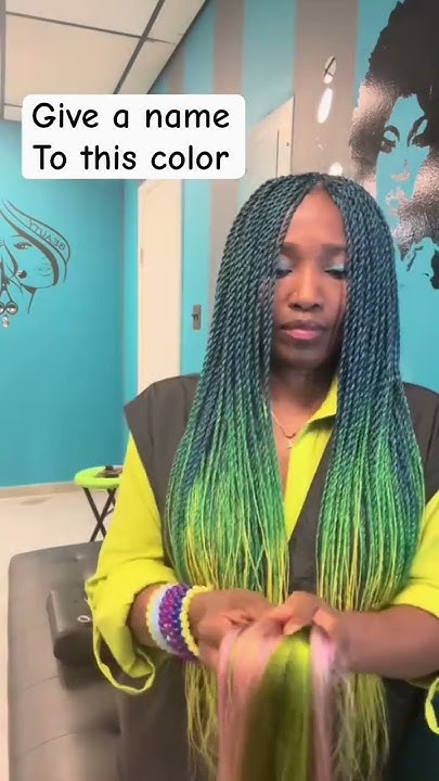  HAIR BRAID COLOR BLEND - YouTube