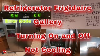 How to Fix Frigidaire Refrigerator SY CE Error Code | Refrigerator Not Cooling | Model LGUS2642LF0